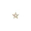 Zoe And Morgan Women's Gold Alcyone Diamond Stud Single