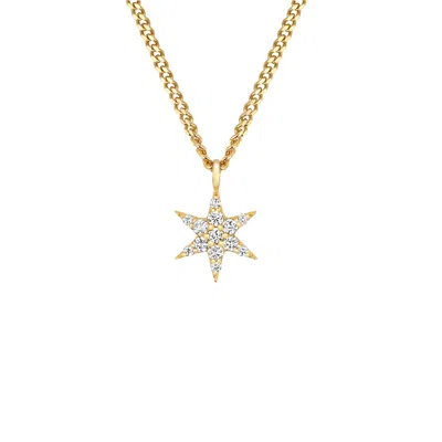Zoe And Morgan Women's Gold Mini Anahata Diamond Necklace