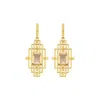 Zoe And Morgan Women's Gold / Pink / Purple Bliss Earrings Gold