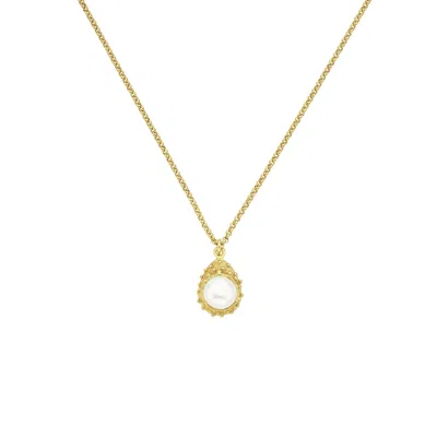 Zoe And Morgan Women's Gold / White Lulu Necklace - Gold Vermeil, Pearl In Multi