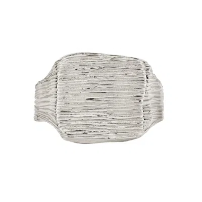 Zoe And Morgan Women's Horizon Signet Ring Silver In Neutral
