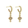 Zoe And Morgan Women's Indie Hoop Earrings Gold
