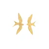Zoe And Morgan Women's Lovers Earrings Gold In Gold