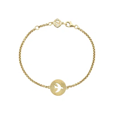 Zoe And Morgan Women's Moonbird Bracelet Gold