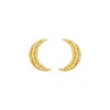 Zoe And Morgan Women's Moonlight Stud Earrings Gold
