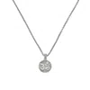 Zoe And Morgan Women's Om Necklace Silver
