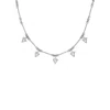 Zoe And Morgan Women's Orange / Silver Hyacinth Necklace Silver Rose Quartz In Multi