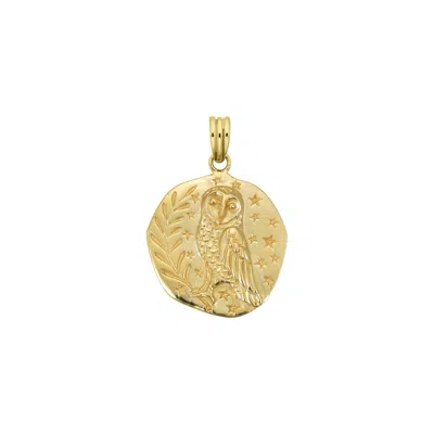 Zoe And Morgan Women's Owl Charm Gold