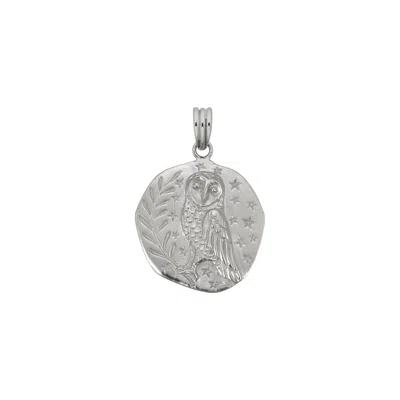 Zoe And Morgan Women's Owl Charm Silver