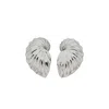 Zoe And Morgan Women's Paper Nautilus Earrings Silver In Silver