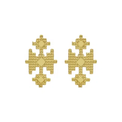Zoe And Morgan Women's Pisac Stud Earrings Gold