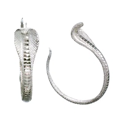 Zoe And Morgan Women's Protect Me Hoops Silver