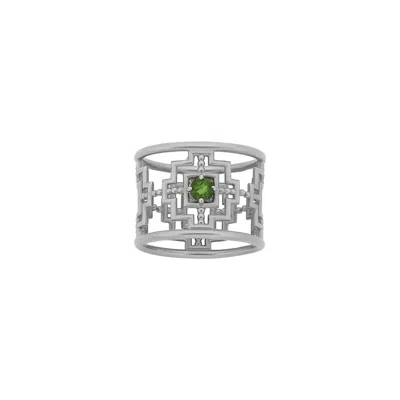 Zoe And Morgan Women's Silver / Gold Centred Ring Silver