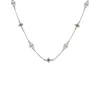 Zoe And Morgan Women's Silver / Green Ayllu Necklace Silver Chrome Diopside