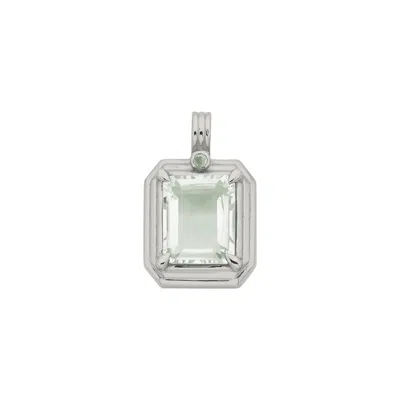 Zoe And Morgan Women's Silver / Green Thea Charm Silver In Multi