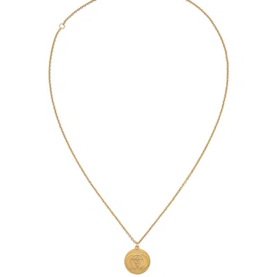 Zoe And Morgan Women's Silver Intuition Ajna Chakra Necklace Gold