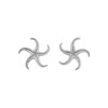 Zoe And Morgan Women's Starfish Earrings Silver In Silver