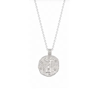 Zoe And Morgan Women's Sun In Gemini Necklace - Sterling Silver
