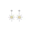Zoe And Morgan Women's Sunburst Earrings Silver In Silver