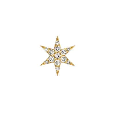 Zoe And Morgan Women's Yellow Mini Anahata Diamond Stud Single