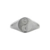 Zoe And Morgan Women's Yin Yang Ring Silver