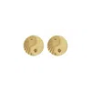 Zoe And Morgan Women's Yin Yang Stud Earrings Gold