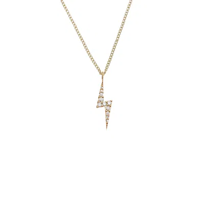 Zoe And Morgan Women's Zap Diamond Necklace Gold