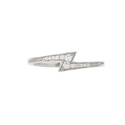 Zoe And Morgan Women's Zap Diamond Ring White Gold