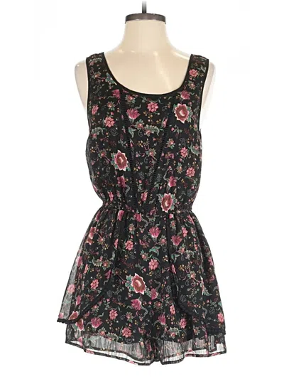 Pre-owned Zoe & Rose Band Of Gypsies Romper In Black