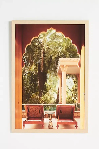 Zoe Bios Creative View Paradise Wall Art In Red