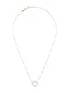 Zoë Chicco 14kt Yellow Gold Open Sun Diamond Necklace In Gold