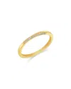 Zoë Chicco 14k Yellow Gold Pave Diamond Twist Wire Ring In Gold