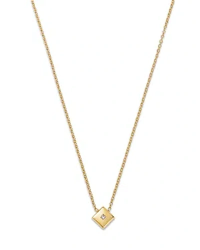 Zoë Chicco 14k Yellow Gold Princess Diamond Nugget Pendant Necklace, 0.02 Ct. T. W.