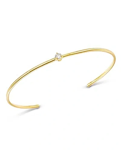 Zoë Chicco 14k Yellow Gold Prong Diamond Cuff, 0.10 Ct. T. W.