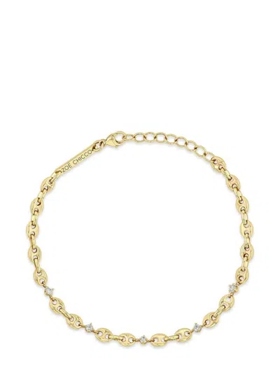 Zoë Chicco 14kt Yellow Gold Mariner Diamond Bracelet