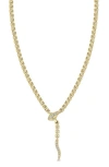 Zoë Chicco 14k Yellow Gold Medium Box-chain Diamond Necklace In Yellow Gold