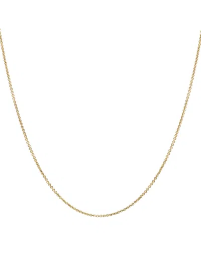 Zoë Chicco Women's Simple Gold 14k Yellow Gold Cable Chain Necklace