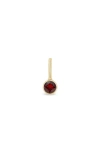 Zoë Chicco Bezel Set Garnet Charm
