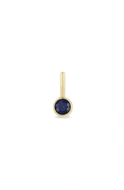 Zoë Chicco Bezel Set Sapphire Charm