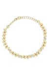 Zoë Chicco Diamond San Marco Chain Bracelet In 14k Yellow Gold