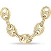 Zoë Chicco Double Piercing Mariner Chain Earring In 14k Yellow Gold