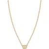 Zoë Chicco Rolo Chain Necklace In 14k Yellow Gold