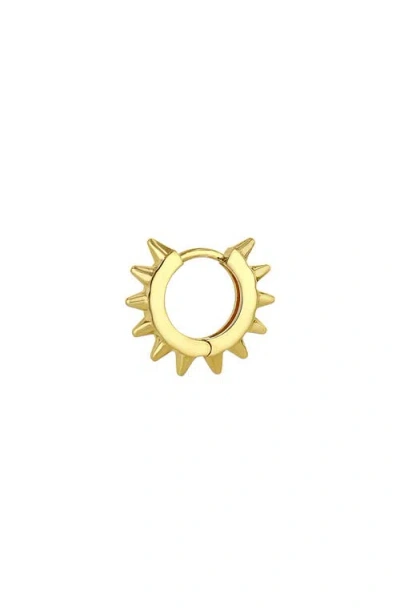 Zoë Chicco Spike Single Huggie Hoop Earring In Yellow Gold