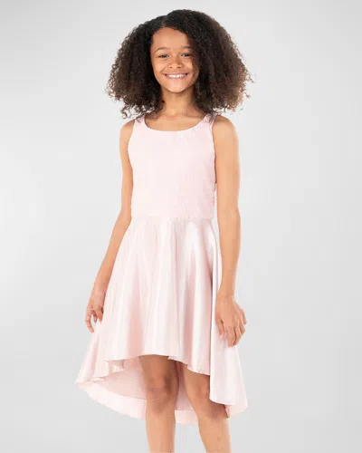 Zoe Kids' Girl's Khloe Ballerina High Low Dress In Pink