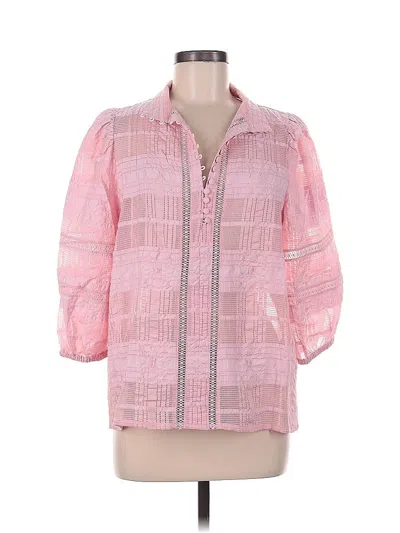 Pre-owned Zoe Kratzmann 3/4 Sleeve Blouse In Pink