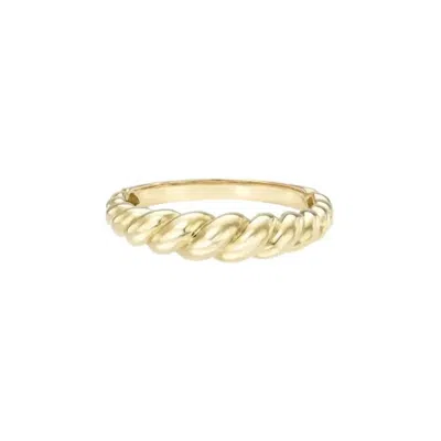 Zoe Lev 14k Gradient Twist Ring In Gold