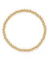 Zoe Lev 14k Yellow Gold Beaded Stretch Bracelet In Gold