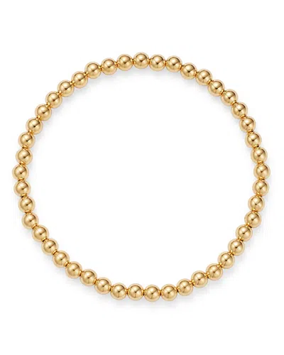 ZOE LEV 14K YELLOW GOLD BEADED STRETCH BRACELET,4MMBDBRYG