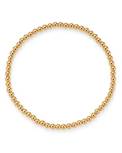 ZOE LEV 14K YELLOW GOLD BEADED STRETCH BRACELET,3MMBDBRYG