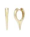 Zoe Lev 14k Yellow Gold Dagger Huggie Hoop Earrings In Gold